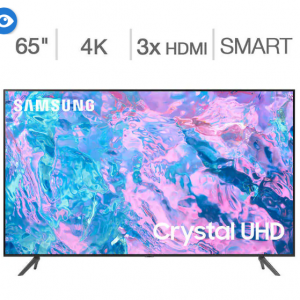 Costco - Samsung 65" CU7000D 系列4K UHD LED智能电视，现价$479 