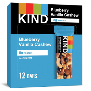 KIND Bars 藍莓香草味堅果穀物能量棒 12個 @ Amazon