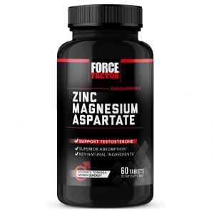 Force Factor Zinc Magnesium Aspartate, Zinc Magnesium Supplement, 60 Tablets @ Amazon