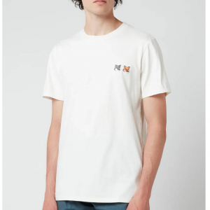 Maison Kitsuné Unisex Double Fox Head Patch 男士T恤