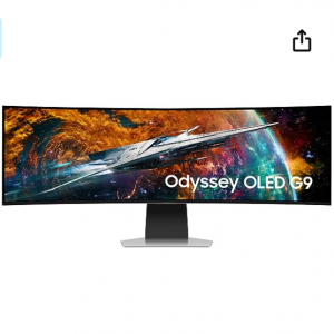 Amazon.com - 49吋 Odyssey OLED G95SC DQHD 0.03ms 240Hz 曲麵顯示器 ，8.9折