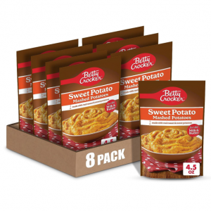 Betty Crocker Sweet Potato Mashed Potatoes, 4.5 oz. (Pack of 8) @ Amazon