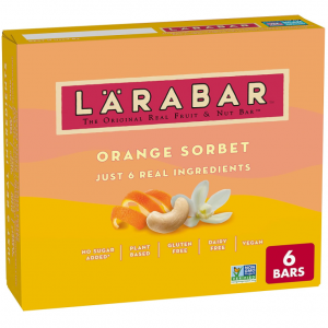 Larabar Orange Sorbet Bars, Gluten Free Vegan, 6 ct @ Amazon
