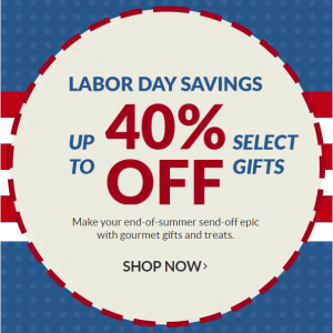 Select Gift Baskets Labor Day Sale @ Harry and David