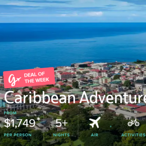 Caribbean Adventure in Dominica — 5 nights + fly from $1749 @Great Value Vacations 