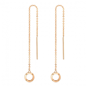 Chow Sang Sang Minty Collection 18K Rose Gold Earrings