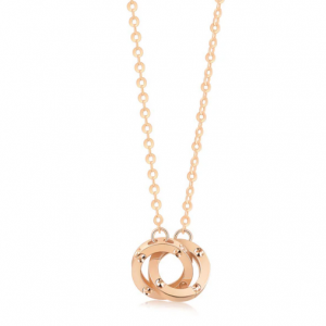 Chow Sang Sang Minty Collection 18K Rose Gold Necklace