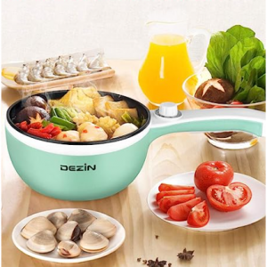 Dezin Hot Pot Electric Upgraded, Non-Stick Sauté Pan, 1.5L @ Amazon
