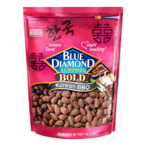 Blue Diamond Almonds Bold, Korean BBQ, 45 oz @ Costco