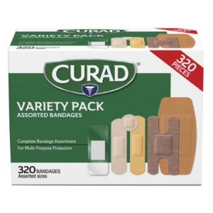 Curad Bulk Variety Pack Assorted Bandages (320 Count) @ Amazon