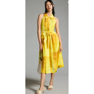 Plenty by Tracy Reese Halter Buttondown Shirt Dress