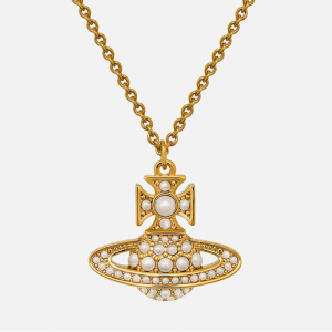 Vivienne Westwood Luzia Bas Relief 金色项链
