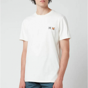 Maison Kitsuné Unisex Double Fox Head Patch 男士T恤