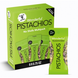 Wonderful Pistachios No Shells Roasted and Salted Nuts, 6.75 Ounce @ Amazon