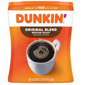 Dunkin 經典款中度烘焙咖啡粉 30oz @ Amazon