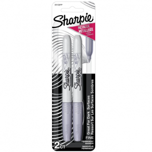 SHARPIE 銀色永久馬克筆 2支 @ Amazon