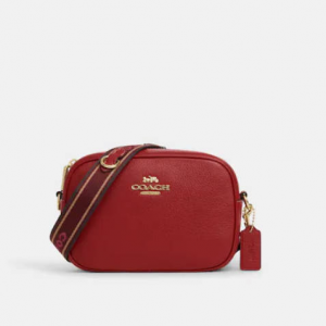 Coach Outlet官网 Coach Mini Jamie 红色相机包3.3折热卖 