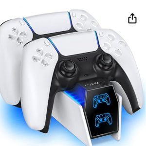 PS5 Charging Station, Playstation 5 PS5 Controller Charger Station for $7.99 @Amazon