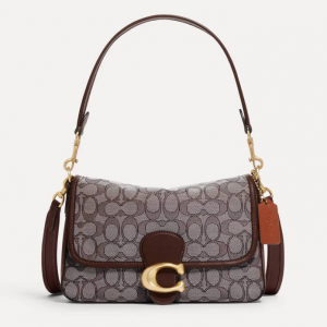 Coach Signature Soft Tabby Jacquard 单肩包
