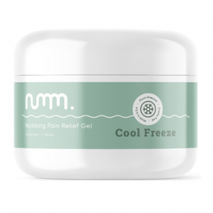 numm. Instant Pain Relief Gel, Cool Freeze, 6% Menthol, Citrus Mint Scent, 8oz @ Amazon