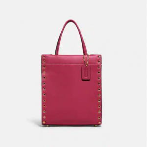 60% Off Coach Mini Cashin Tote With Crystal Rivets @ Coach Outlet	