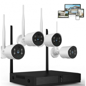 Walmart - TOPVISION 4件有線攝像頭係統，8 路 3MP NVR 家庭安全防護必備，直降$300 