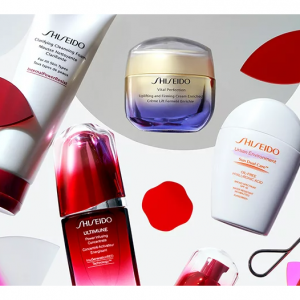 Shiseido 秋季大促全场特卖，红腰子精华、白胖子防晒霜等全都参加
