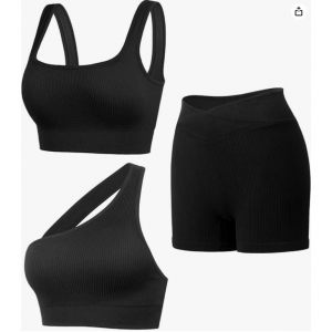 FITTIN 3 Piece Workout Outfits for Women @ Amazon