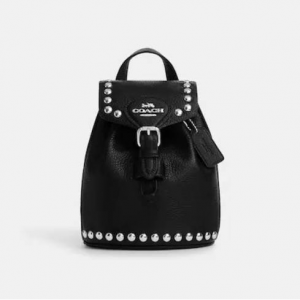 65% Off Coach Amelia Convertible Backpack With Rivets @ Coach Outlet