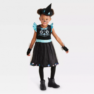 Toddler Pom Pom Cat Witch Halloween 万圣节扮演服