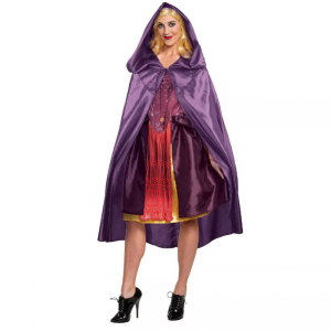 Adult Disney Hocus Pocus Sarah Purple 万圣节扮演斗篷