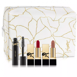 YVES SAINT LAURENT 4-Pc. Mini Lash Clash Mascara & Rouge Pur Couture Satin Lipstick Set @ Macy's