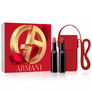 Macy's ARMANI阿玛尼权力哑光唇膏2支套装热卖 相当于6.1折