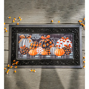 优雅图案南瓜檫开关门垫