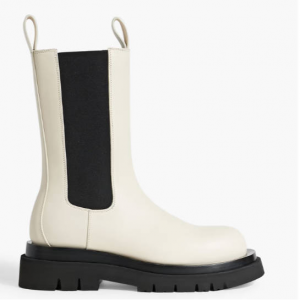 THE OUTNET US官网 BOTTEGA VENETA 白色切尔西靴额外8折特惠 	