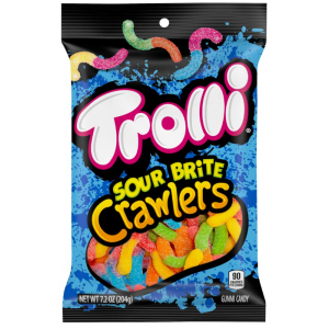 Trolli Sour Brite Crawlers, Original Flavored Sour Gummy Worms, 7.2 Ounce @ Amazon