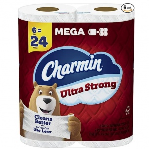 Charmin 超強韌衛生紙6超大卷 相當於普通24卷 @ Amazon