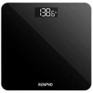 RENPHO Digital Bathroom Scale, 400 lb, Black-Core 1S @ Amazon