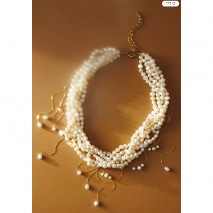 BHLDN多层珍珠项链