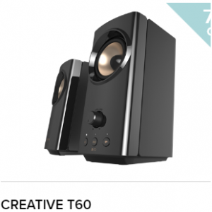 Creative Labs UK - Creative T60音箱，9.3折 