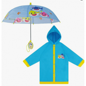 Nickelodeon Boys Umbrella and Poncho Raincoat Set @ Amazon