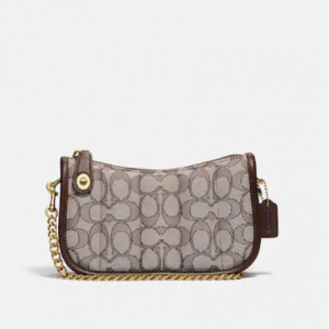 60% Off Coach Swinger 20 In Signature Jacquard With Quilting @ Coach Outlet