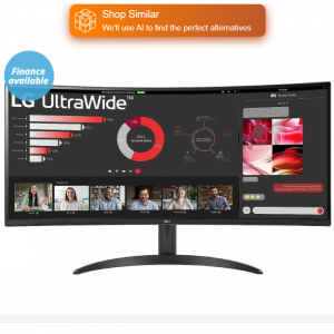  £50 off LG 34'' 21:9 Curved UltraWide QHD (3440x1440) Monitor @Ebuyer