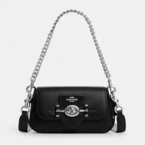 Coach Outlet官网 Coach Brie 新款黑色法棍包3.5折热卖 