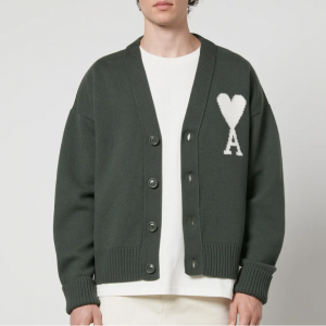 AMI x Coggles Logo-Intarsia 男士羊毛开衫