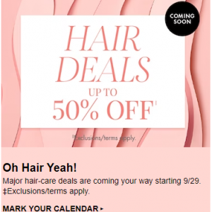 Oh Hair Yeah Deals (Dyson, OUAI, Living Proof, Alterna, Olaplex, T3, Briogeo) @ Sephora