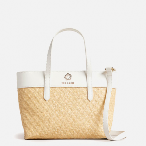 Ted Baker Blesha Magnolia Raffia 迷你托特包