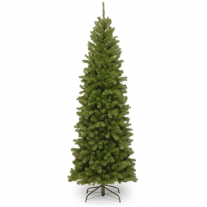 National Tree Company Artificial Slim Christmas Tree, Green, Includes Stand, 6 Feet @ Amazon