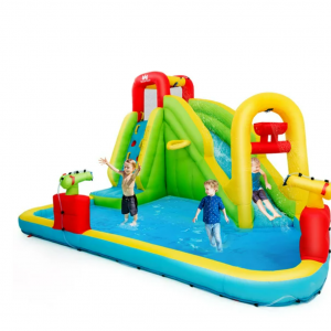 $95 off Costway Inflatable Water Slide Kids Bounce House Without Blower @Walmart