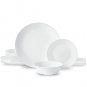 Walmart - Corelle® 12 件餐具套装 霜白色，9折 